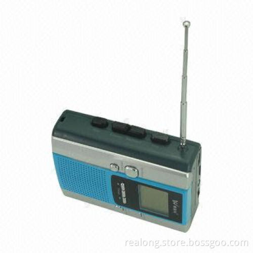 Portable radio with cassette, FM/AM